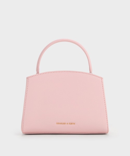 CHARLES & KEITH(チャールズ & キース)の「【日本限定】Aubrielle オブリエル トップハンドルバッグ(ハンドバッグ・レディース・ピンク・S)」の9枚目の写真