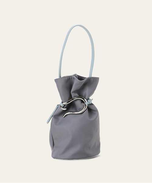 LE VERNIS（ル・ベルニ）の「LE VERNIS(ル・ベルニ)Poire bucket bag S（ハンドバッグ・レディース・ブラック/グレー/ホワイト・FREE）」の3枚目の写真