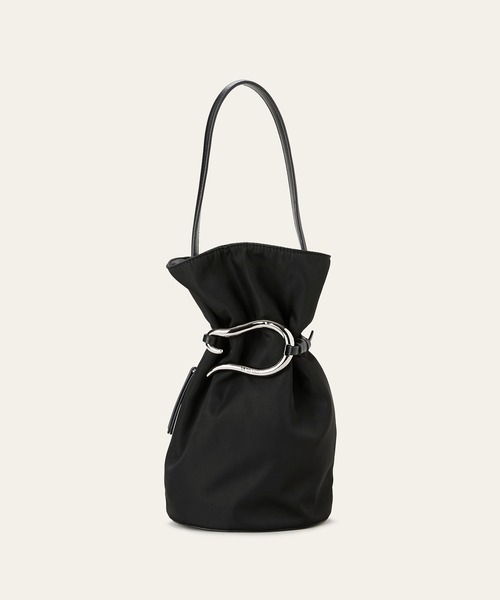 LE VERNIS（ル・ベルニ）の「LE VERNIS(ル・ベルニ)Poire bucket bag S（ハンドバッグ・レディース・ブラック/グレー/ホワイト・FREE）」の2枚目の写真