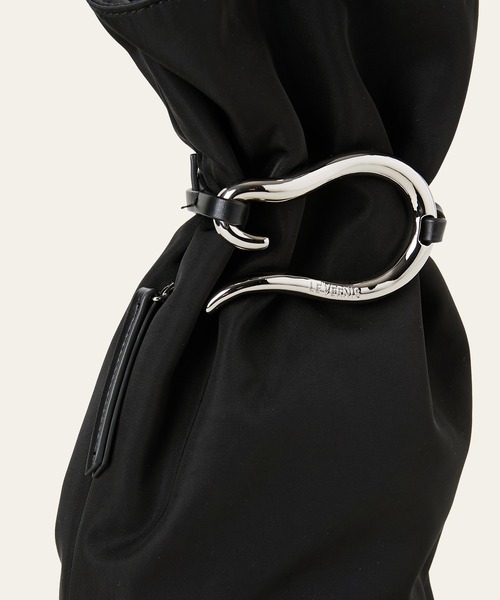 LE VERNIS（ル・ベルニ）の「LE VERNIS(ル・ベルニ)Poire bucket bag S（ハンドバッグ・レディース・ブラック/グレー/ホワイト・FREE）」の7枚目の写真