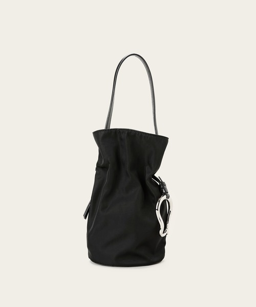 LE VERNIS（ル・ベルニ）の「LE VERNIS(ル・ベルニ)Poire bucket bag S（ハンドバッグ・レディース・ブラック/グレー/ホワイト・FREE）」の9枚目の写真