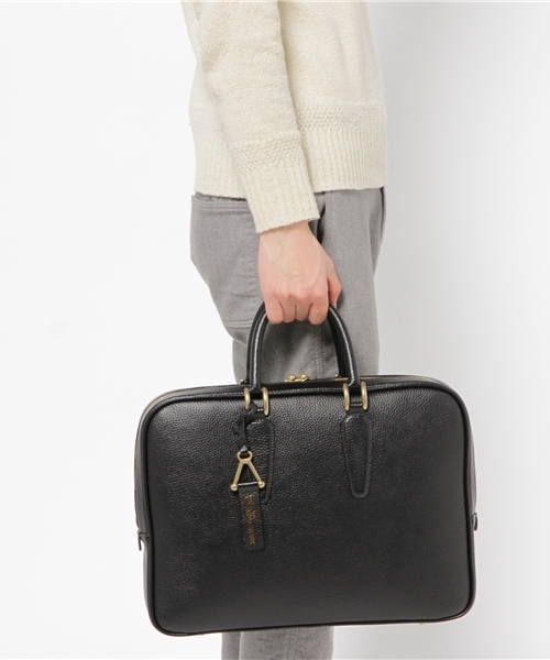 TOFF&LOADSTONE(トフアンドロードストーン)の「TOFF&LOADSTONE レザーブリーフケース(ビジネスバッグ・メンズ・ブラック/ブラウン・FREE)」の3枚目の写真