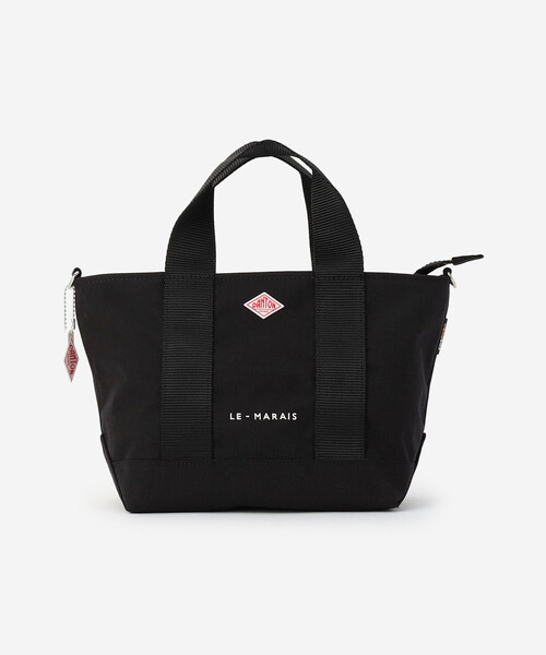 DANTON（ダントン）の「DANTON | コーデュラナイロン 2WAYトートバッグ LE-MARAIS UNISEX（トートバッグ・レディース・ブラック/オフホワイト/ダークグレー・-）」の2枚目の写真