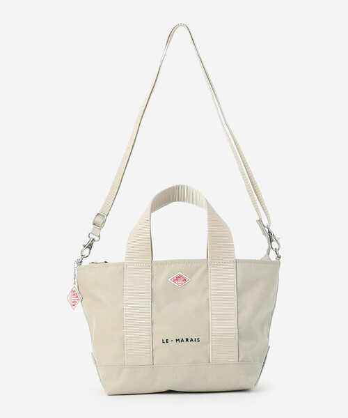 DANTON（ダントン）の「DANTON | コーデュラナイロン 2WAYトートバッグ LE-MARAIS UNISEX（トートバッグ・レディース・ブラック/オフホワイト/ダークグレー・-）」の8枚目の写真