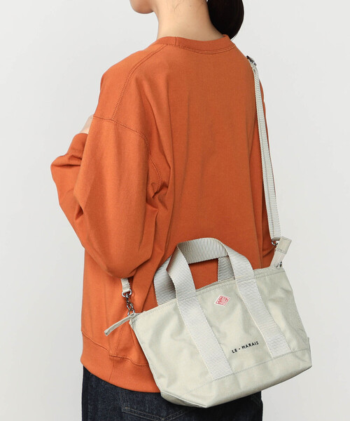 DANTON（ダントン）の「DANTON | コーデュラナイロン 2WAYトートバッグ LE-MARAIS UNISEX（トートバッグ・レディース・ブラック/オフホワイト/ダークグレー・-）」の15枚目の写真