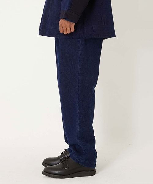 BLUE BLUE JAPAN(ブルーブルージャパン)の「ホンアイライトサシコ トラウザーズ(スラックス・メンズ・インディゴブルー・L/XL)」の3枚目の写真