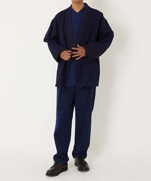 BLUE BLUE JAPAN(ブルーブルージャパン)の「ホンアイライトサシコ トラウザーズ(スラックス・メンズ・インディゴブルー・L/XL)」の8枚目の写真