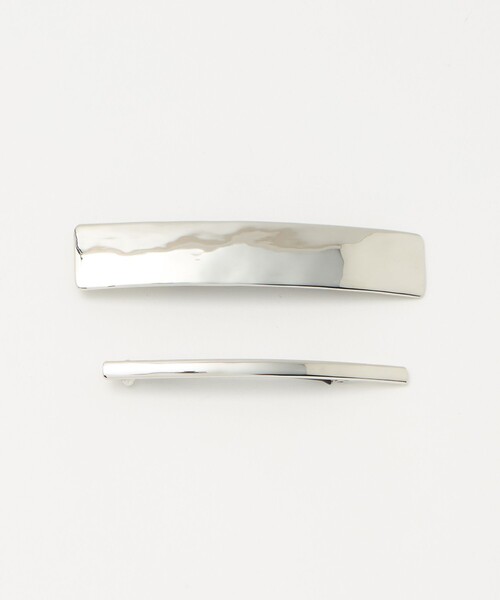 BEAUTY&YOUTH UNITED ARROWS（ビューティーアンドユースユナイテッドアローズ）の「＜JAMIRAY＞Horizon バレッタ/2P（バレッタ/ヘアクリップ・レディース・ゴールド/シルバー・FREE）」の2枚目の写真