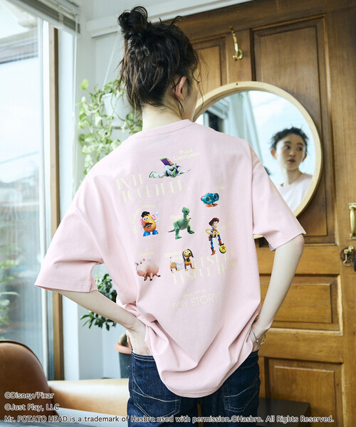 限定展開 【TOY STORY/トイ・ストーリー】 別注 バックプリント クルー