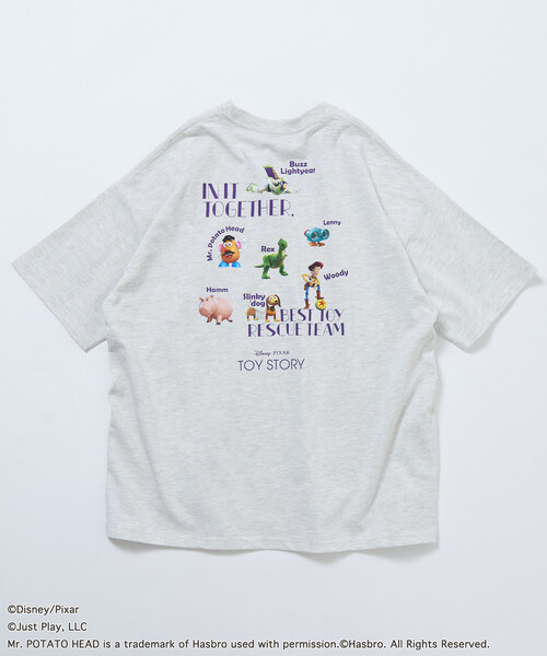 限定展開 【TOY STORY/トイ・ストーリー】 別注 バックプリント クルー