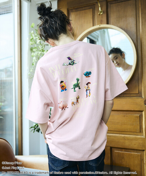 FREAK'S STORE(フリークスストア)の「限定展開 【TOY STORY/トイ・ストーリー】 別注 バックプリント クルーネックTシャツ / RANDOM(Tシャツ/カットソー・メンズ・ピンク/ホワイト/アッシュグレー/スミクロ・MEDIUM/SMALL/LARGE)」の13枚目の写真