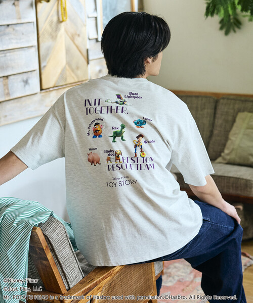 FREAK'S STORE(フリークスストア)の「限定展開 【TOY STORY/トイ・ストーリー】 別注 バックプリント クルーネックTシャツ / RANDOM(Tシャツ/カットソー・メンズ・ピンク/ホワイト/アッシュグレー/スミクロ・MEDIUM/SMALL/LARGE)」の8枚目の写真