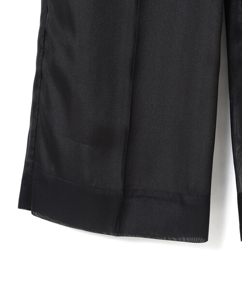 Ray BEAMS(レイビームス)の「シアー レイヤード 1タック パンツ(スラックス・レディース・アイボリー/ブラック・1/0)」の18枚目の写真