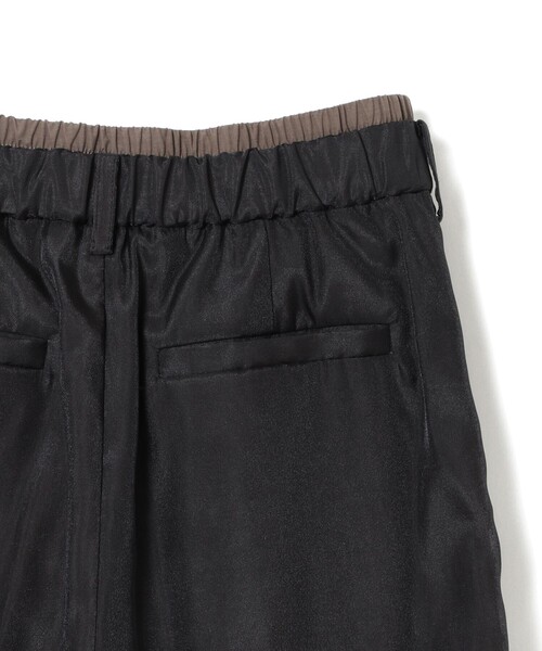 Ray BEAMS(レイビームス)の「シアー レイヤード 1タック パンツ(スラックス・レディース・アイボリー/ブラック・1/0)」の19枚目の写真