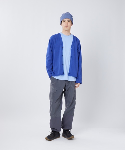 Snow Peak(スノーピーク)の「Snow Peak / Water-Repellent Knit Cardigan 撥水 ニットカーディガン(カーディガン/ボレロ・メンズ・ブラック/ダークオリーブ/ブルー・S/M/L/XL)」の15枚目の写真