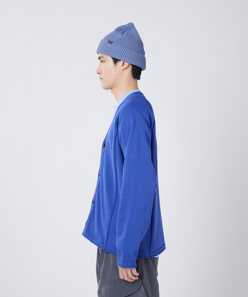 Snow Peak(スノーピーク)の「Snow Peak / Water-Repellent Knit Cardigan 撥水 ニットカーディガン(カーディガン/ボレロ・メンズ・ブラック/ダークオリーブ/ブルー・S/M/L/XL)」の17枚目の写真