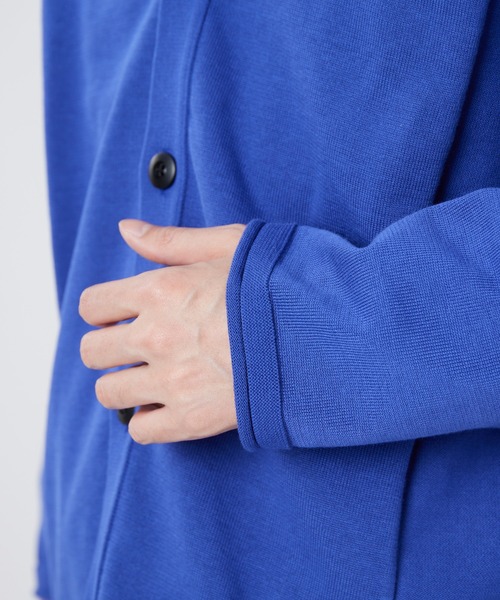 Snow Peak(スノーピーク)の「Snow Peak / Water-Repellent Knit Cardigan 撥水 ニットカーディガン(カーディガン/ボレロ・メンズ・ブラック/ダークオリーブ/ブルー・S/M/L/XL)」の7枚目の写真