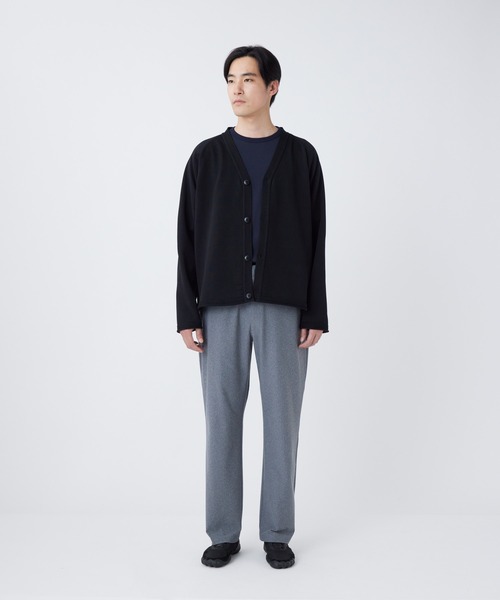 Snow Peak(スノーピーク)の「Snow Peak / Water-Repellent Knit Cardigan 撥水 ニットカーディガン(カーディガン/ボレロ・メンズ・ブラック/ダークオリーブ/ブルー・S/M/L/XL)」の13枚目の写真