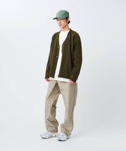Snow Peak(スノーピーク)の「Snow Peak / Water-Repellent Knit Cardigan 撥水 ニットカーディガン(カーディガン/ボレロ・メンズ・ブラック/ダークオリーブ/ブルー・S/M/L/XL)」の14枚目の写真