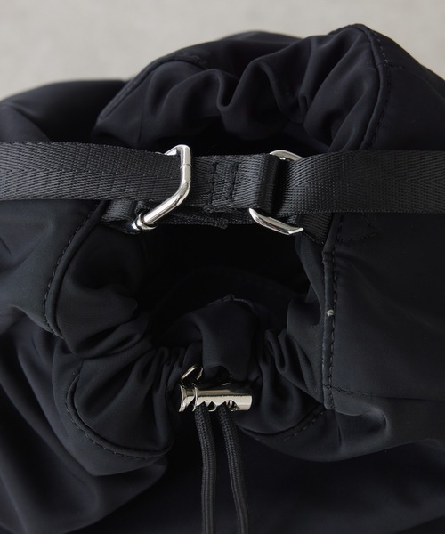 PAPILLONNER（パピヨネ）の「PAPILLONNER/撥水3WAYバッグ/強撥水（バックパック/リュック・レディース・ブラック/ベージュ・FREE）」の8枚目の写真