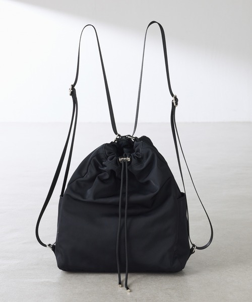 PAPILLONNER（パピヨネ）の「PAPILLONNER/撥水3WAYバッグ/強撥水（バックパック/リュック・レディース・ブラック/ベージュ・FREE）」の17枚目の写真