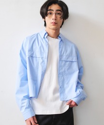 DAWNCE（ダウンス）の「ボクシー ショート丈シャツ（シャツ/ブラウス）」