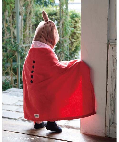 kladskap(クレードスコープ)の「【MOOMIN】なりきりポンチョ(その他ベビーウェア・キッズ・カーキ/レッド・F)」の3枚目の写真