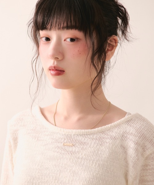 loin nuit(ロワンニュイ)の「frill design tops / フリルデザイントップス(Tシャツ/カットソー・レディース・ピンク/アイボリー・FREE)」の22枚目の写真