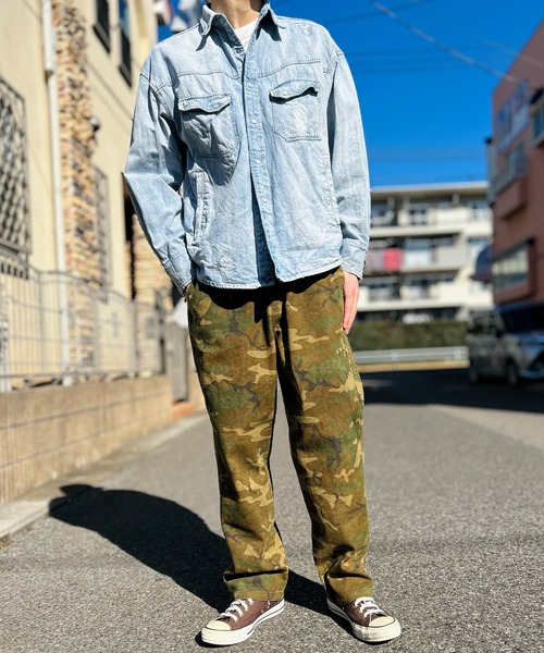 BEATJIVE（ビートジャイブ）の「カモフラ ワイドパンツ メンズ（その他パンツ・メンズ・グレー系カモフラージュ/カモフラージュ・3/2）」の17枚目の写真