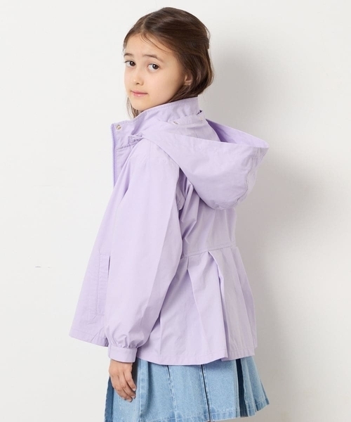 a.v.v（アーヴェヴェ）の「[120-160]【撥水加工/軽量/ストレッチ】バックタックマウンパ（その他アウター・キッズ・ライラック/ダークインディゴブルー/ネイビー・120/130/140/150/160）」の3枚目の写真