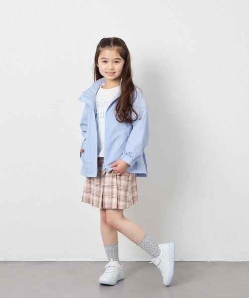 a.v.v（アーヴェヴェ）の「[120-160]【撥水加工/軽量/ストレッチ】バックタックマウンパ（その他アウター・キッズ・ライラック/ダークインディゴブルー/ネイビー・120/130/140/150/160）」の12枚目の写真