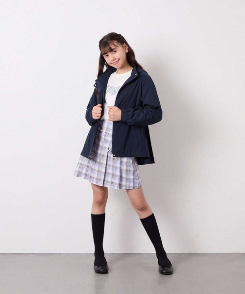 a.v.v（アーヴェヴェ）の「[120-160]【撥水加工/軽量/ストレッチ】バックタックマウンパ（その他アウター・キッズ・ライラック/ダークインディゴブルー/ネイビー・120/130/140/150/160）」の20枚目の写真