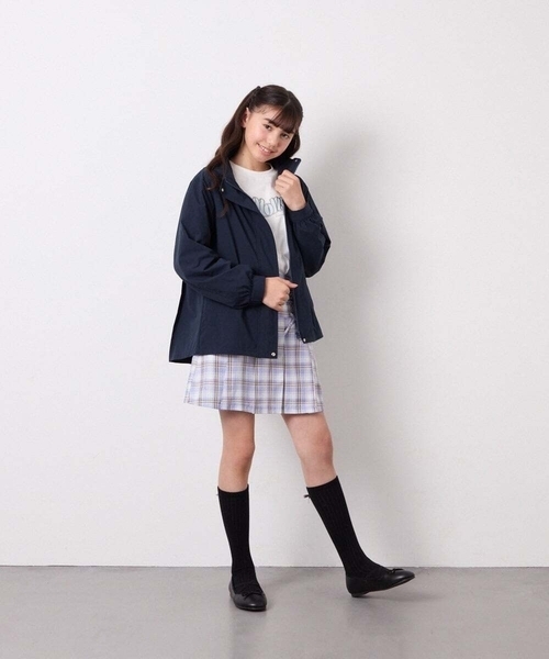 a.v.v（アーヴェヴェ）の「[120-160]【撥水加工/軽量/ストレッチ】バックタックマウンパ（その他アウター・キッズ・ライラック/ダークインディゴブルー/ネイビー・120/130/140/150/160）」の21枚目の写真