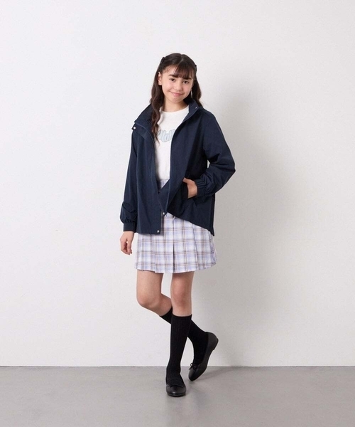 a.v.v（アーヴェヴェ）の「[120-160]【撥水加工/軽量/ストレッチ】バックタックマウンパ（その他アウター・キッズ・ライラック/ダークインディゴブルー/ネイビー・120/130/140/150/160）」の22枚目の写真