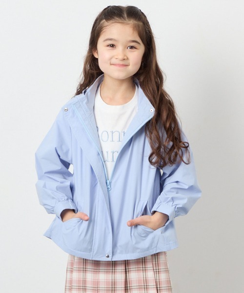 a.v.v（アーヴェヴェ）の「[120-160]【撥水加工/軽量/ストレッチ】バックタックマウンパ（その他アウター・キッズ・ライラック/ダークインディゴブルー/ネイビー・120/130/140/150/160）」の4枚目の写真