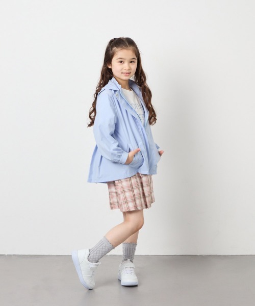 a.v.v（アーヴェヴェ）の「[120-160]【撥水加工/軽量/ストレッチ】バックタックマウンパ（その他アウター・キッズ・ライラック/ダークインディゴブルー/ネイビー・120/130/140/150/160）」の9枚目の写真