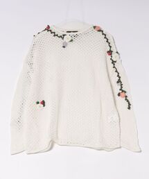 Little sunny bite（リトルサニーバイト）の「/Little sunny bite/little sunny bite と pink house Floral mesh top（Tシャツ/カットソー）」