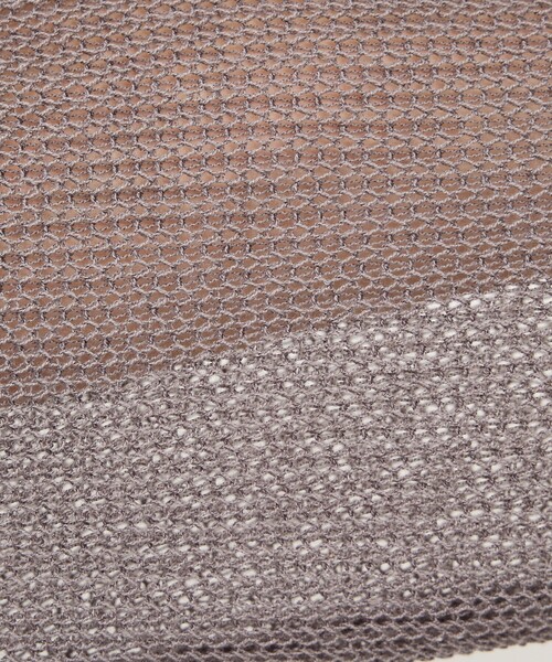 abahouse mavie（アバハウスマヴィ）の「【リネンライク】シアーニットプルオーバー/春服/夏服/レイヤード/長袖（ニット/セーター・レディース・ネイビー/グレー/オレンジ/アイボリー・フリー）」の10枚目の写真