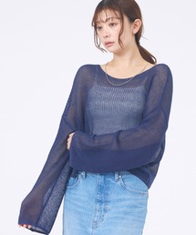 Abahouse Devinette（ドゥヴィネット）の「【再登場！】シアーニットプルオーバー（ニット/セーター）」