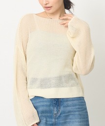 Abahouse Devinette（ドゥヴィネット）の「【再登場！】シアーニットプルオーバー（ニット/セーター）」