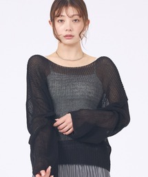 Abahouse Devinette（ドゥヴィネット）の「【再登場！】シアーニットプルオーバー（ニット/セーター）」