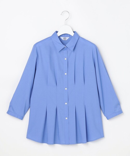 J.PRESS(ジェイプレス)の「【WEB限定カラーあり】SOFT TC ストレッチ シャツ ブラウス(シャツ/ブラウス・レディース・ホワイト系/ブルー系・T15/T13)」の10枚目の写真