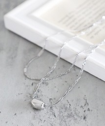 LEPSIM | ステンレス華奢ネックレス《2点セット》　656730(ネックレス)
