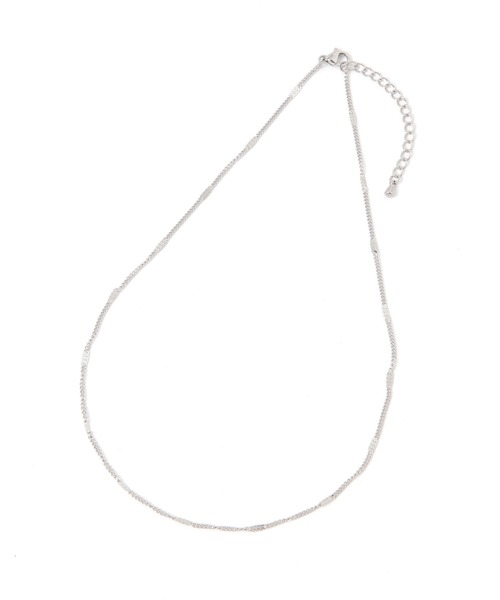LEPSIM（レプシィム）の「ステンレス華奢ネックレス《2点セット》　656730（ネックレス・レディース・ゴールド/シルバー系その他/シルバー・ONE SIZE）」の6枚目の写真