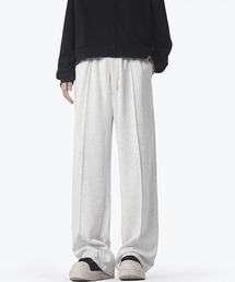 EFFECTION（エフェクション）の「【neos】ユニセックス センタープレス キレイ目 ルーズ セミワイド スウェット パンツ メンズ レディース（スウェットパンツ）」