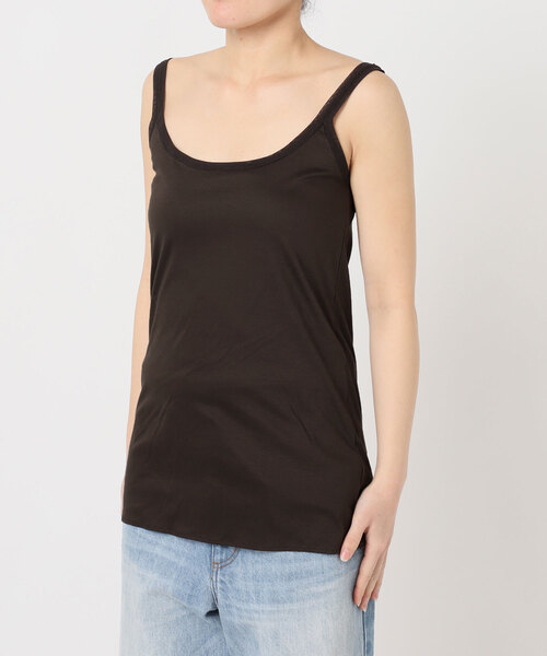 plage（プラージュ）の「MY_tulle trim タンク（タンクトップ・レディース・ベージュ/ブラウン・MEDIUM/SMALL）」の15枚目の写真