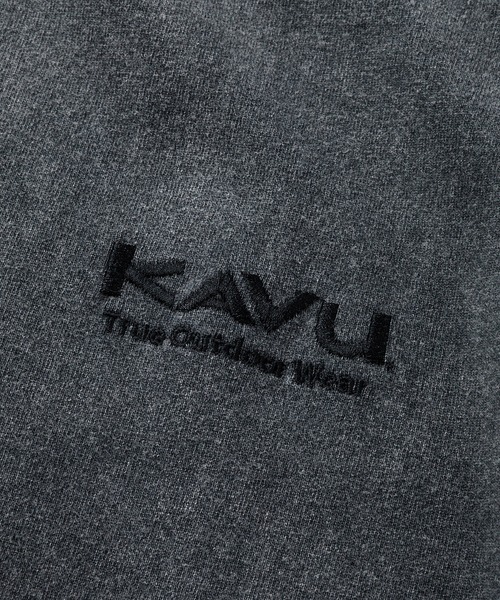 KAVU(カブー)の「KAVU/カブー Chemical Wash Tee/ケミカルウォッシュTシャツ(Tシャツ/カットソー・メンズ・ブラック/ネイビー/ライトグレー/サンドグレー・MEDIUM/LARGE)」の6枚目の写真