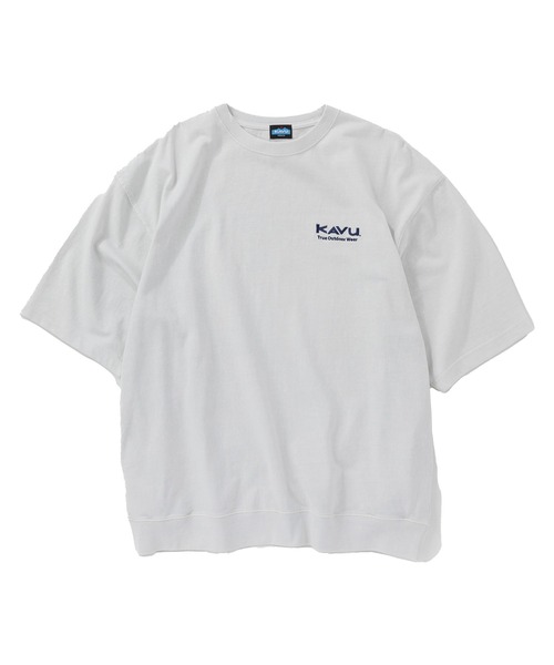 KAVU(カブー)の「KAVU/カブー Chemical Wash Tee/ケミカルウォッシュTシャツ(Tシャツ/カットソー・メンズ・ブラック/ネイビー/ライトグレー/サンドグレー・MEDIUM/LARGE)」の8枚目の写真