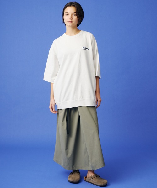 KAVU(カブー)の「KAVU/カブー Chemical Wash Tee/ケミカルウォッシュTシャツ(Tシャツ/カットソー・メンズ・ブラック/ネイビー/ライトグレー/サンドグレー・MEDIUM/LARGE)」の12枚目の写真