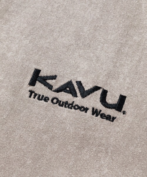 KAVU(カブー)の「KAVU/カブー Chemical Wash Tee/ケミカルウォッシュTシャツ(Tシャツ/カットソー・メンズ・ブラック/ネイビー/ライトグレー/サンドグレー・MEDIUM/LARGE)」の15枚目の写真